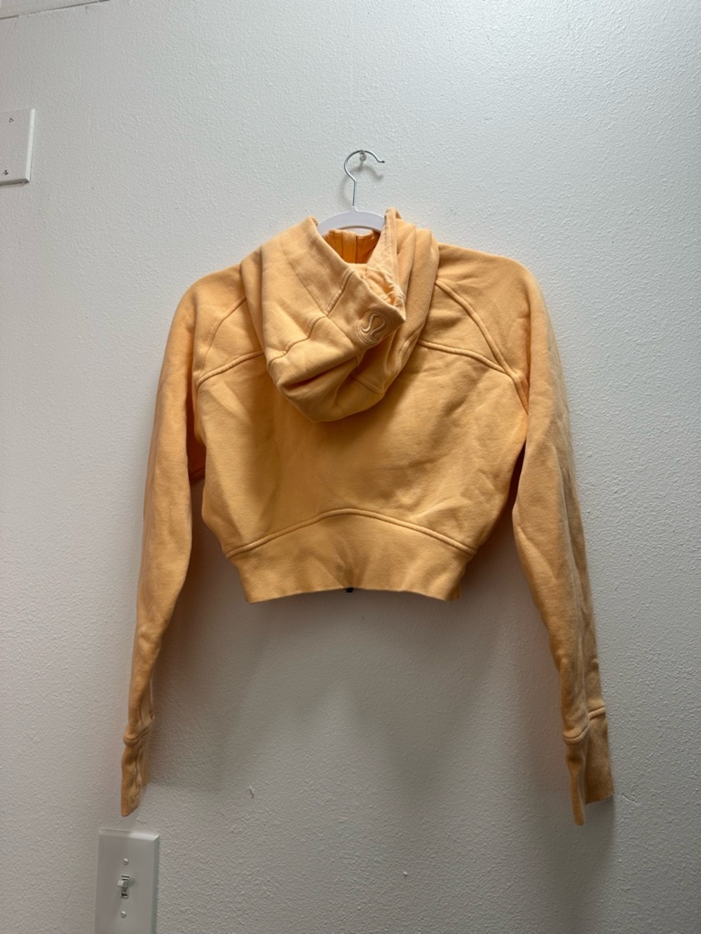Peach coral Lululemon cropped scuba jacket - Picture 5 of 5